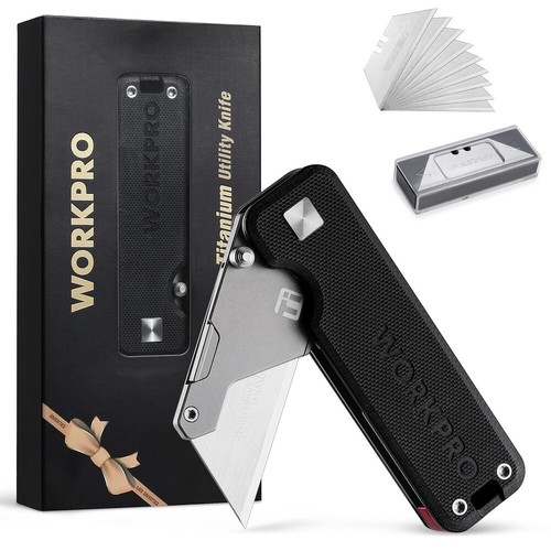 Workpro titanium folding - titanium,