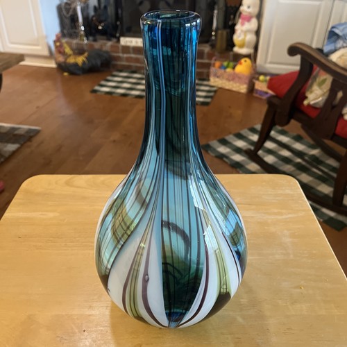 Murano style vase made - murano, in