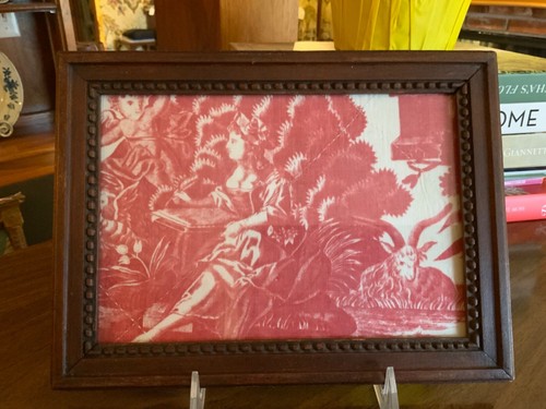 Antique framed french - french, toile
