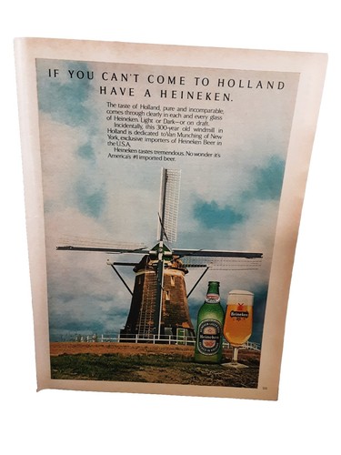 1978 heineken beer you cant - 1978,