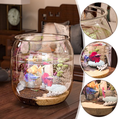 Plastic round fish - plastic, bowl