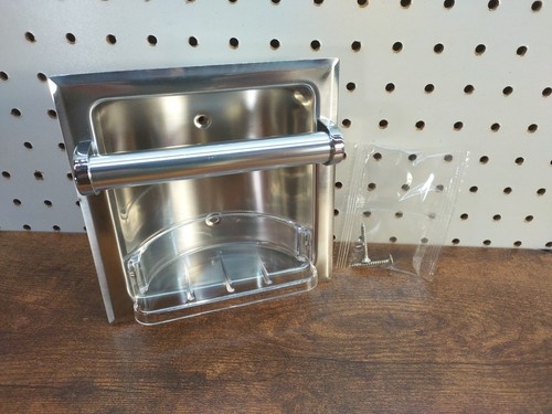 Recessed soap dish - recessed,