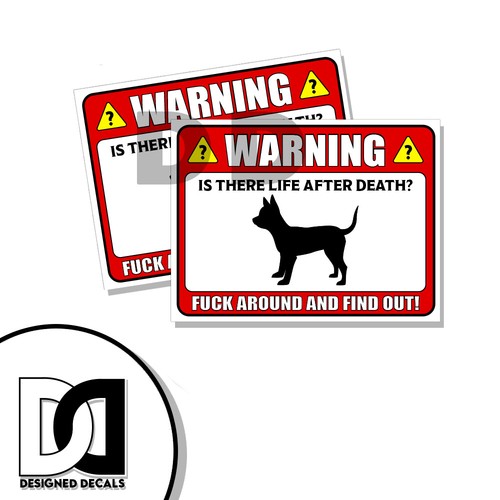 Crossing sign chihuahua dog - crossing,