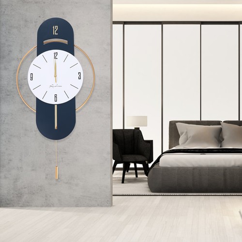 Large modern silent - silent, clock