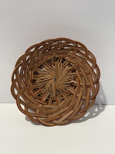 Wicker ratan round basket - round,