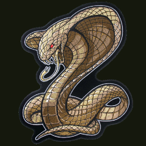 Cobra snake jacket vest back - cobra,