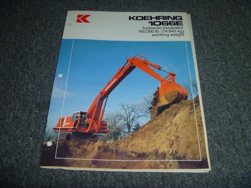 Koehring 1066e hydraulic - koehring,