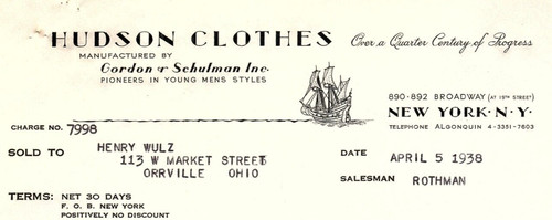 1938 hudson clothes gordon and - 1938,