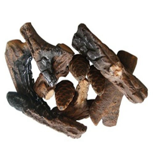 Pieces wood like - 10, ceramic