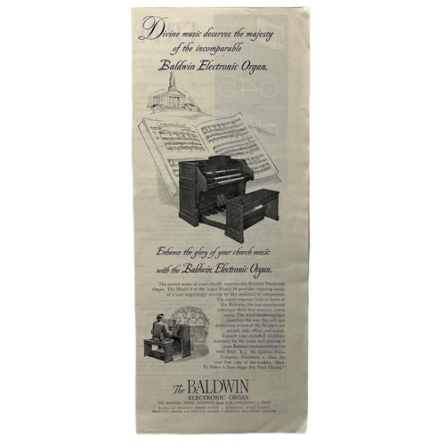 Baldwin electronic organ - electronic,