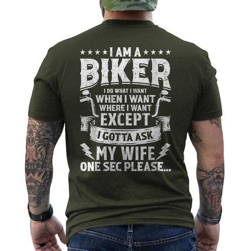 Biker outfit funny - biker,