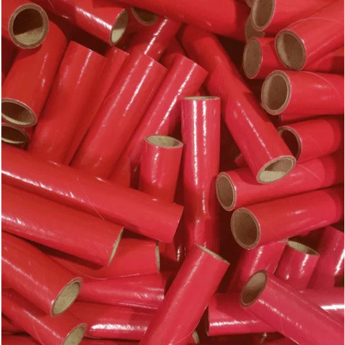 Fireworks red kraft tube - 25,