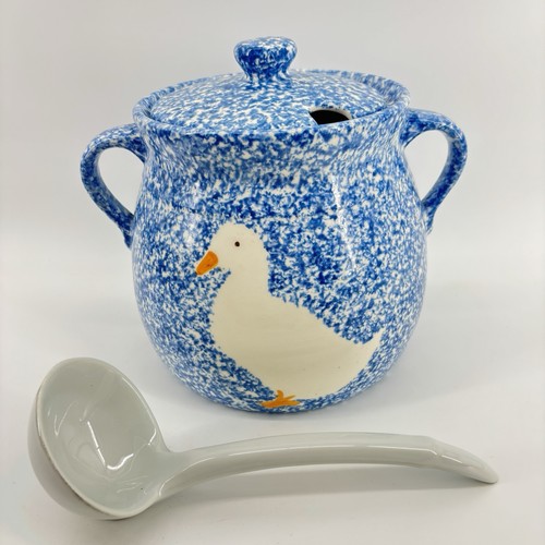 Gustin ceramic goose jar - n.s.,