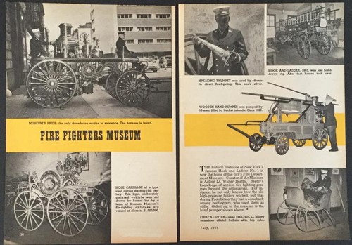 Antique fire engines 1958 - fire,