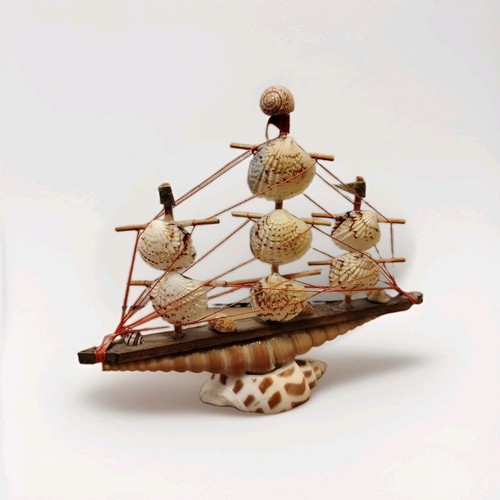 Vintage sea shell ship sail - sea,