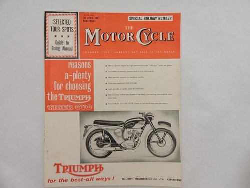 April 1961 motor cycle - 20,