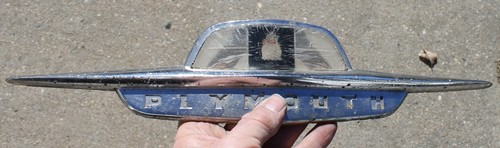 1953 plymouth hood ornament - plymouth,
