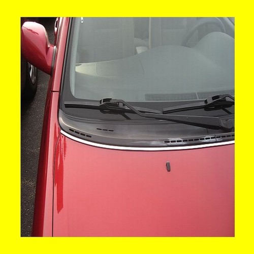 Gmc chrome hood trim molding - hood,