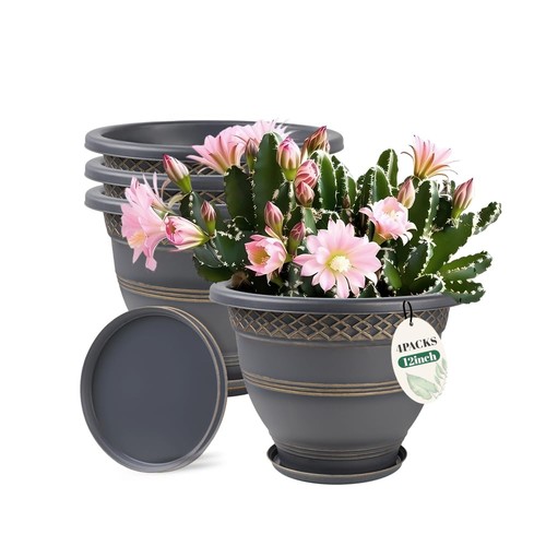 Inch large plant pots - -, 4
