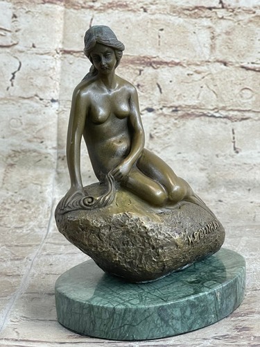 Bronze naked girl - bronze, statue