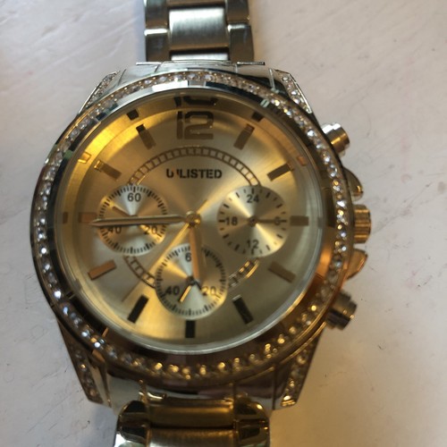 Unlisted gold mens watch - unlisted,