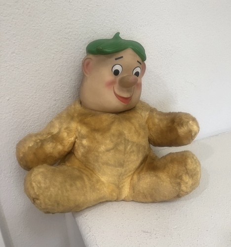 Vintage rubber face plush doll - vintage,
