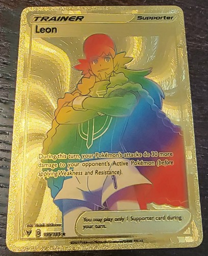 Pokemon card trainer leon - pokemon,