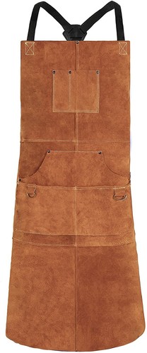 Leather welding welder apron - welding,