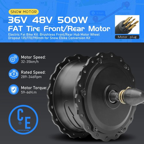 36v 48v 500w 26inch snow - 36v,