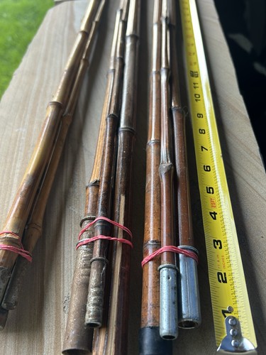 Cane pole bamboo - cane, lot