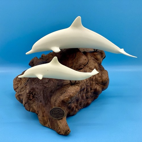 Dolphin sculpture vintage john - sculpture,