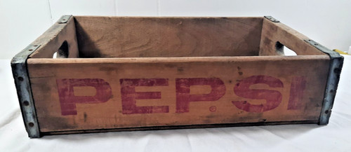 Vintage wooden pepsi bottle - wooden,