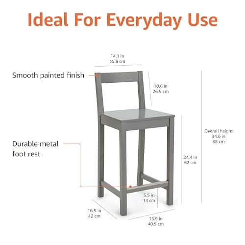 Gray amazon basics - basics, wooden