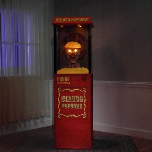 Circus clown popcorn popper - clown,