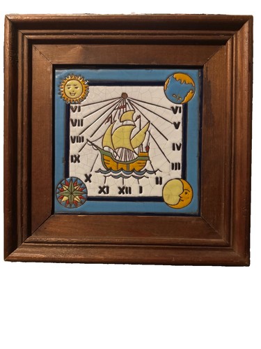 Vintage hand painted wood - hand,