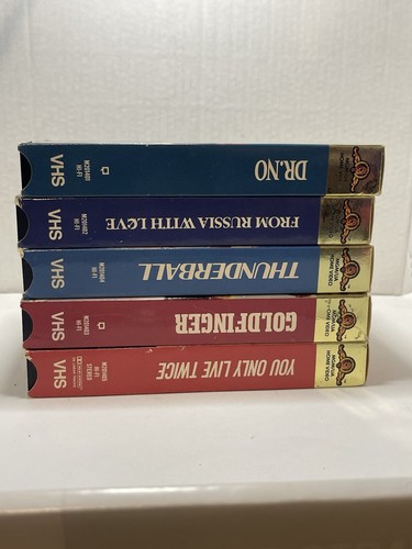 Vintage james bond 007 vhs - vintage,