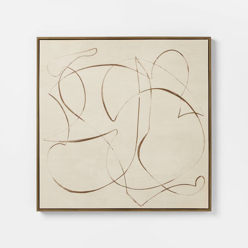 X30 line abstract - 30"x30",