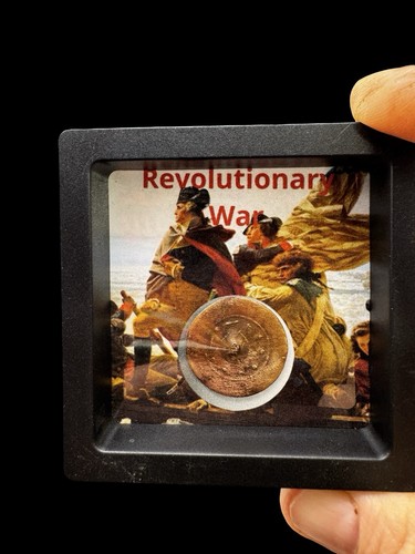 Revolutionary war button - war,