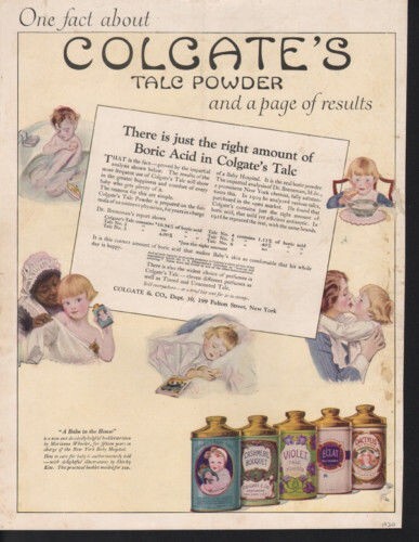 1920 colgate talcum - 1920,