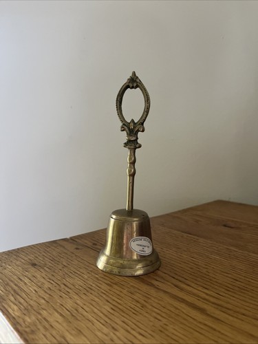 Solid brass bell genuine - brass,