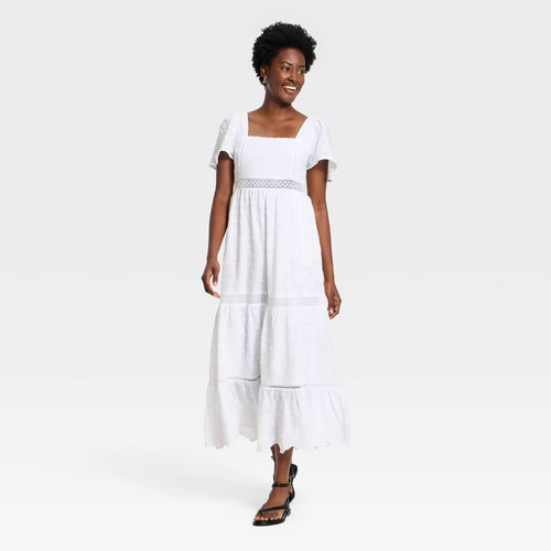 Women ruffle short sleeve - women's,