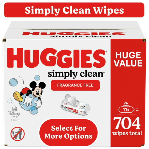 Huggies simply clean unscented - huggies,