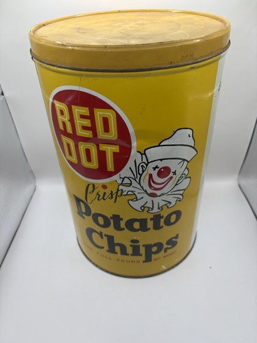 Vintage red dot potato chips - vintage,