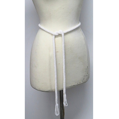 Vintage faux pearl wrap belt - vintage,