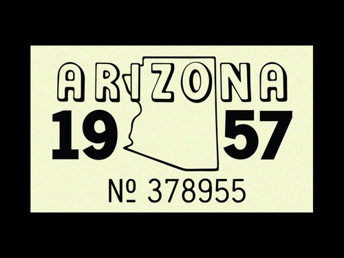 Arizona license plate