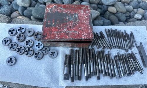 Vintage usa machinist taps - 70+,