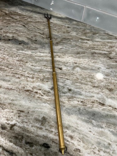 Antique brass telescoping - brass,