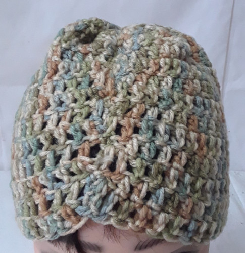 Hand crochet hat - hand,