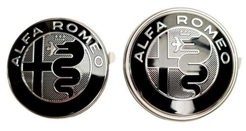 Front rear badge set - front, &