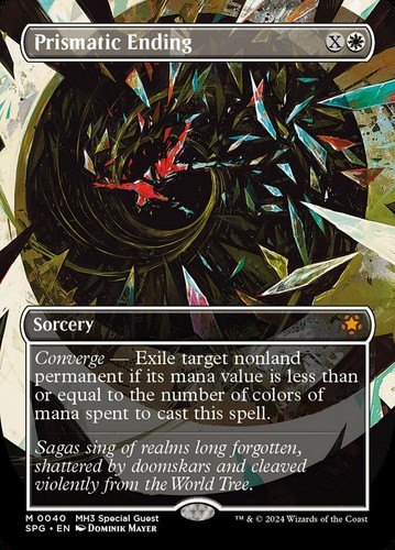 Prismatic ending borderless - prismatic, (borderless